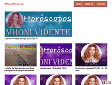 Tablet Screenshot of mhonividente.com